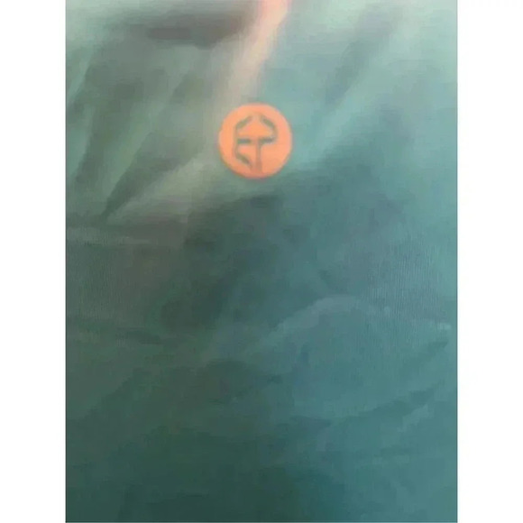 EP SPORT Green and Blue 1/4 Zip Colorblock Shirt - size Medium - Picture 4 of 4